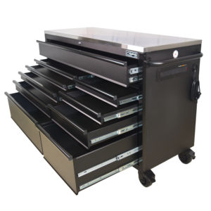 Gabinete de Herramientas CSPS de 155 cm con 10 Cajones, Ruedas con Bloqueo, Deslizadores con Rodamientos de Bolas, Acero con Recubrimiento en Polvo, Almacenamiento para Garaje OEM, ISO9001 - Product Image 1