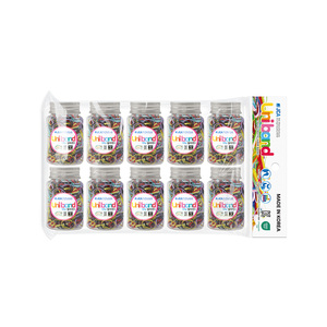 Bandes élastiques pour cheveux en TPU, fabriquées en Corée, unisexes, personnalisées OEM ODM, dans une bouteille en plastique, non toxiques, élastiques, certifiées OEKO-TEX - Product Image 4