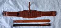 Sangle de Selle Western en Cuir Véritable Premium, Durable, avec Options Personnalisables pour le Travail à la Ferme et l'Équitation – Qualité Supérieure