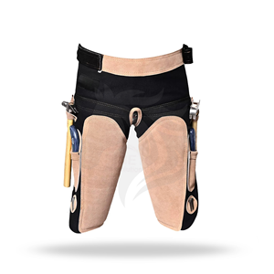 Farrier Leather Apron Horse Hoof Trimming Apron Split Leg Farrier Chaps with Tool Pockets - Product Image 2
