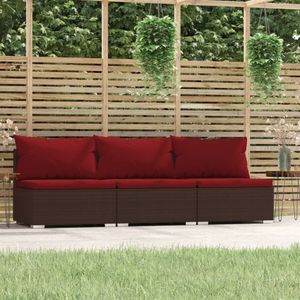 โซฟาสวนสีน้ำตาล 3 ที่นั่ง - Product Image 1