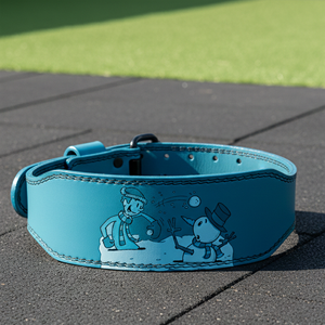 Factory Price Custom Cartoon Print Cowhide Weightlifting Belt Wholesale Padded Non-Slip Adjustable <b>Back</b> <b>Support</b> Fitness Belt for - Product Image 6