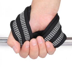 Double Stitched Heavy Duty Lifting Straps for Professional Weightlifters Custom Color Neoprene Powerlifting Straps - Product Image 1