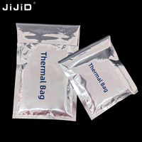 JIJID Sac isotherme personnalisé pour expédition à isolation thermique Sac isotherme avec pochette pharmaceutique pour expédition à froid