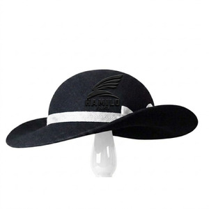 High Quality Admiral Bicorn Napoleon Costume Hat for Adults Napoleon Uniform Wool Hat With Custom Color Lace Bicorne Hat - Product Image 6