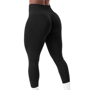 Leggings Deportivos de Cintura Alta para Mujer, Sin Costuras, Resistentes a las Sentadillas, Moldeadores de Cuerpo, para Gimnasio, Fitness, Yoga, Compresión y Ejercicio - Product Image 3