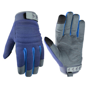 Synthetic Leather Amara Insulated Adjustable Wrist Mechanic Gloves for Unisex Water Resistant Anti Static Hand Protection Gloves - Product Image 5