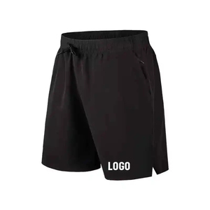 Shorts unisexe personnalisés 100 % coton French Terry, style décontracté, avec strass et effet délavé, devant plat, coupe droite, patch imprimé - Product Image 3