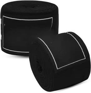 Bandages de boxe personnalisés avec logo, bandes élastiques pour la tête, bandages de boxe pour la gym et le fitness, bandes réglables pour les poignets - Product Image 1