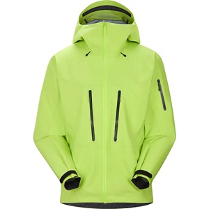 Men Hooded Waterproof <b>Ski</b> <b>Jacket</b> <b>Green</b> Synthetic Insulation Gore-Tex Zipper Closure Windproof Breathable Outerwear - Product Image 4