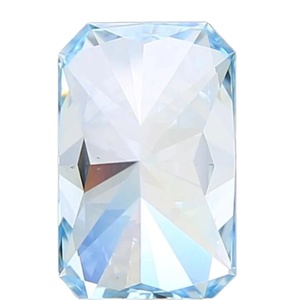 4Ct Bleu Couleur Radiant Cut Lab Grown Diamond VVS1 Clarity Excellente Cut Making For Diamond Jewelry Bijoux personnalisés Gift Her - Product Image 2