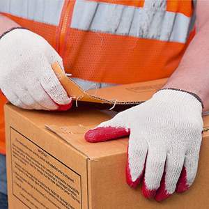 X-Large Gants en tricot enduit de latex rouge Gants de jardin et équipement de protection - Product Image 6