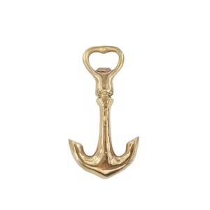 Ouvre-bouteille en métal moulé de style nautique, robuste, résistant au lave-vaisselle, personnalisable, pour bars, restaurants, boissons commerciales - Product Image 1