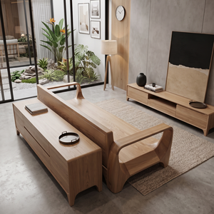 Muebles MT, Sofá Chesterfield Moderno de Lujo para Sala de Estar, en Madera de Fresno, Hecho a Mano, con Brazos Enrollados, para Villa, Hotel, Salón - Product Image 1