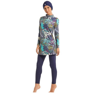 Hauts d'entraînement modestes pour femmes grandes tailles en polyester/coton, respirants, séchage rapide, légers, col montant, pour le yoga, la gym et les activités sportives - Product Image 5