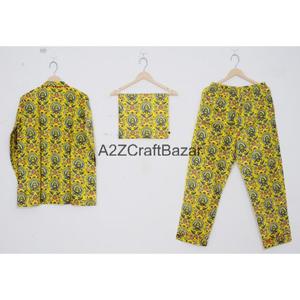 Vêtements de détente romantiques à fleurs pour femmes et hommes, en coton 100% pur de haute qualité, pour les vacances d'hiver, vente en gros, livraison directe d'usine, pyjama - Product Image 4