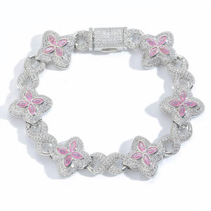 Chaîne cubaine en moissanite de qualité supérieure, plaquée or 14 carats, en argent, accessoire de bijouterie unisexe pour mariage, fête, club, disponible - Product Image 3