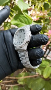 Relojes Deportivos de Lujo al por Mayor para Hombre y Mujer, Diseño Hip Hop, con Incrustaciones de Moissanita VVS Color D, Relojes Automáticos Mecánicos - Product Image 5