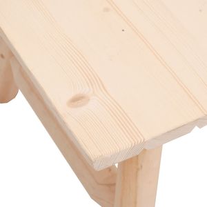 Ensemble de salon de jardin en bois massif d'épicéa, 3 pièces, pour une utilisation en extérieur - Product Image 5