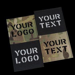 Factory Wholesale Laser Cut Embroidered Patches Custom Logo <b>Badges</b> for Bags Caps and Garment Accessories - Product Image 1