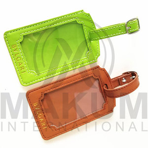 Etiquetas de equipaje MAKUM INTERNATIONAL de cuero puro con logo personalizado y color personalizado - Product Image 3