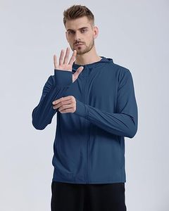 Sudadera con Capucha de Manga Larga para Hombre, Color Sólido, Transpirable, de Poliéster Tejido, Estilo Casual - Product Image 1