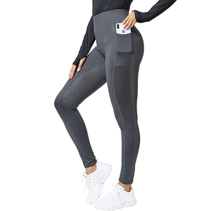 Pantalons d'équitation pour femmes de qualité supérieure, avec grip en silicone, respirants, pour l'équitation et l'entraînement. - Product Image 2