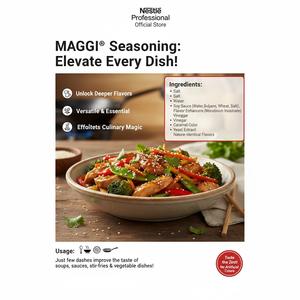 [NUEVO ESTILO] Salsa Condimentadora Maggi, Combinación de Sabores Frescos, Salados y Umami, para Cocinar Platos, Fabricante Mayorista de Malasia - Product Image 4