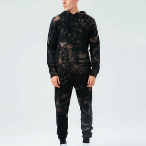Chándal con capucha y estampado de camuflaje para hombre, ropa informal de manga larga, transpirable, de poliéster, con cordón ajustable y bolsillos laterales. - Product Image 6