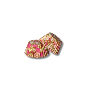 Envoltorios de Cupcakes de Papel Glassine con Diseño Floral Rosa, Desechables, Cilíndricos, Antiadherentes, Resistentes al Calor, Aptos para Alimentos, para Fiestas de Cumpleaños - Product Image 2
