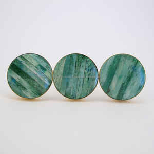 Bouton de porte en bois de résine classique en laiton utilisation populaire de décor à la maison pour poignée de bouton de porte en bois avec poignée de mélange de résine Falak World Export - Product Image 2