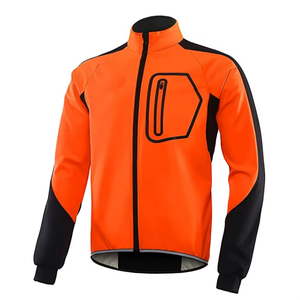 Chaqueta de Ciclismo de Manga Larga para Hombre, Cortavientos, Transpirable, 100% Poliéster, Ropa de Ciclismo OEM - Product Image 2