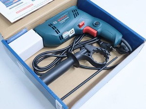 Perceuse à percussion électrique GSB 600, 600 W, moteur à balais, AC 220-240V, conception de haute qualité, robuste, couple maximal de 74 pi-lb, fabriquée en Allemagne, carbone - Product Image 6