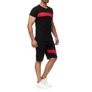 Conjunto de Camiseta y Pantalones Cortos para Hombre al por Mayor, Conjunto de Moda, Camisetas y Pantalones Cortos a Juego, Estilo Cómodo y Transpirable - Product Image 2