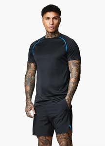 Camiseta Deportiva de Alto Rendimiento para Hombre, Secado Rápido, Elástica, para Entrenamiento en el Gimnasio - Product Image 4