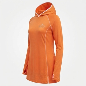 Haut de bain à manches longues pour femme, protection UV, style sportif, prix de gros, coupe modeste - Product Image 2