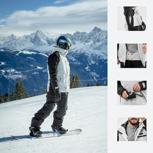 Chaqueta de Esquí con Logotipo Personalizado OEM para Hombre, Chaqueta Impermeable para Snowboard, Cortavientos, Aislada, Ropa Deportiva para Exteriores de Fábrica - Product Image 4