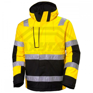 Chaqueta de Seguridad de Alta Visibilidad Premium, Impermeable, Reflectante, Ropa de Trabajo, Abrigo de Invierno, Equipo de Construcción Resistente, Uniforme de Minería para Hombre - Product Image 1