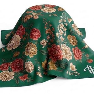 Pañuelos Cuadrados para Mujer al por Mayor, Nueva Colección de Alta Calidad, 100% Seda, Material Premium, Color Sólido, para Uso en Exteriores, con Logotipo Personalizado - Product Image 4