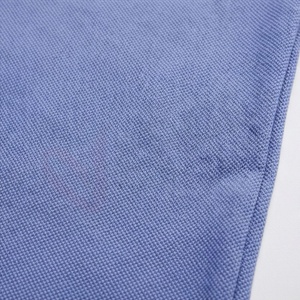 Men's <b>Light</b> <b>Blue</b> Short Sleeve Knitted <b>Polo</b> <b>Shirt</b> With Zipper Casual Solid Design Regular Fit - Product Image 5