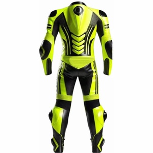 Traje de Motocicleta de Cuero Personalizado, Impermeable, Cortavientos, de Talla Grande, para Hombre, con Protección Completa del Cuerpo - Product Image 2