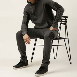 Fabricante OEM, Chándal Deportivo para Hombre con Bordado Chenille y Lavado Ácido, 100% Algodón Felpa, Chándal Transpirable para Hombre - Product Image 4