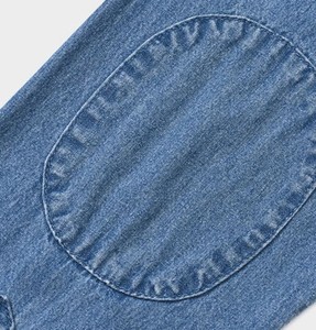 Men's Denim Shirt Long Sleeve Button <b>Down</b> Casual Solid Color Cotton Regular Fit Turn-<b>down</b> Collar Full Sleeve All Seasons - Product Image 3