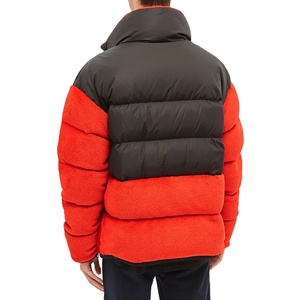 Veste matelassée de haute qualité pour homme, d'hiver, d'extérieur, en toile, à manches longues, col montant, logo sur le devant, coupe-vent, écologique - Product Image 3
