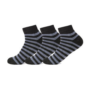 Chaussettes de sport respirantes mi-hautes pour jeunes hommes, motif patchwork blanc et bleu, haute qualité, faible MOQ, pour la course, vente en gros, automne - Product Image 5