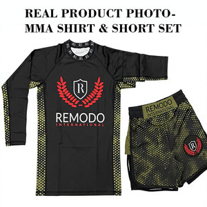 Low MOQ Custom Sublimation Printed Rhinestone 100% Polyester Slim-Fit Breathable Stretch Quick Dry Compression <b>Martial</b> <b>Art</b> <b>Wear</b> - Product Image 5