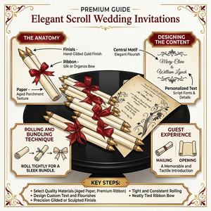 Invitaciones de Boda de Lujo en Pergamino, Diseños Personalizados Hechos a Mano, OEM, Venta al Por Mayor, Marca Privada, Exportación Premium a Todo el Mundo - Product Image 6