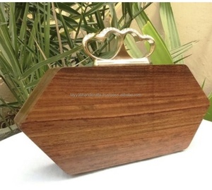 Vintage Fashion Wooden <b>Clutch</b> Purses Wholesale Party and Bridal <b>Bags</b> for Wedding Use - Product Image 1