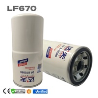 Venta al por mayor 	 Elemento de Filtro de Aceite 	 LF9070 	 Lf9001 	 Filtro de Aceite para Motor 	 LF777 	 LF670 	 Filtros de Aceite para Camiones 	 Lf3000 	 LF14000NN