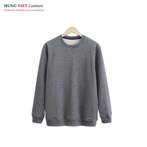 Pull-over en coton et polyester uni avec impression vierge brodée d'hiver avec logo personnalisé, vendeurs de chandails pour hommes - Product Image 4